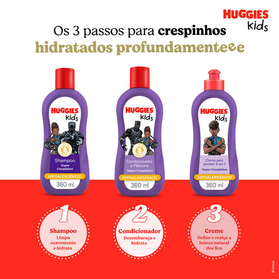 Shampoo Huggies Kids Super Crespinhos 360ml